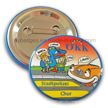 Promotion Cartoon Tin Badge Offset Printing Badge (HY-MKT-040)